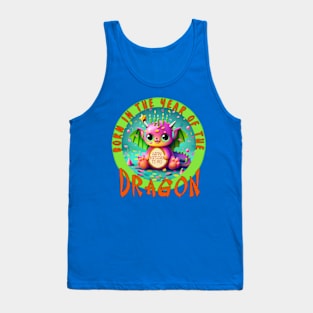 BORN IN THE YEAR OF THE DRAGON Birthday Tank Top